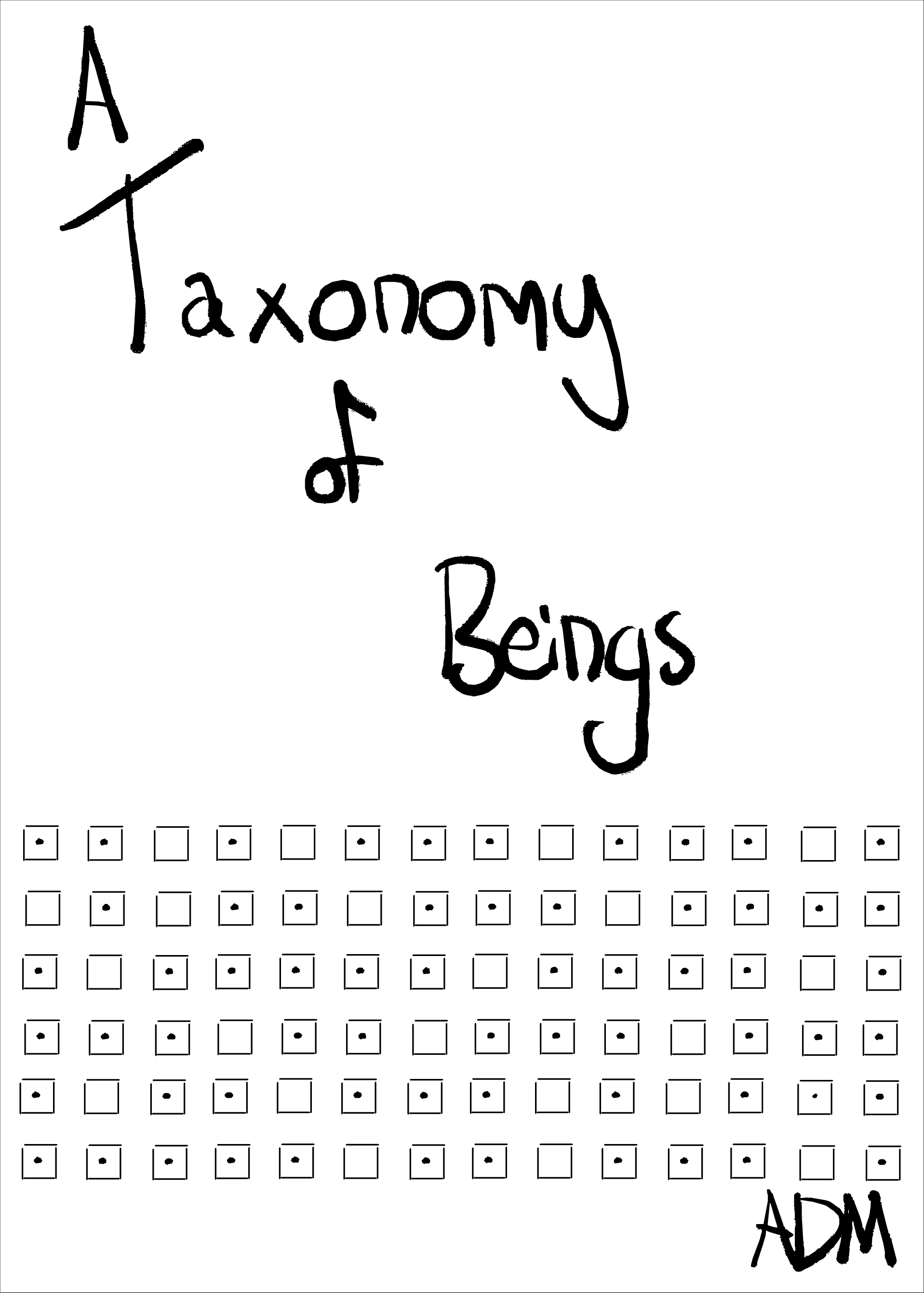 A Taxonomy of Beings
