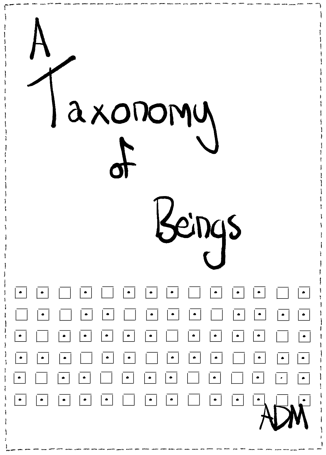 A Taxonomy of Beings